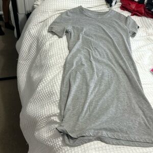 Grey t-shirt dress